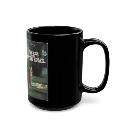 THE CAT FROM OUTER SPACE (VHS COVER) - Black Coffee Mug - Go Mug Yourself
