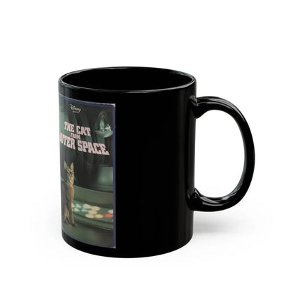 THE CAT FROM OUTER SPACE (VHS COVER) - Black Coffee Mug - Go Mug Yourself