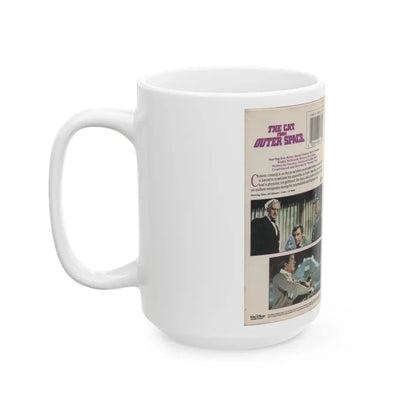 THE CAT FROM OUTER SPACE (VHS COVER) - White Coffee Mug - Go Mug Yourself