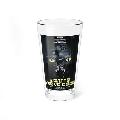 THE CAT O'NINE TAILS (FRENCH) 1971 Movie Poster - Pint Glass 16oz 16oz - Go Mug Yourself