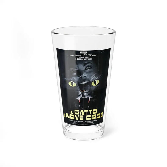 THE CAT O'NINE TAILS (FRENCH) 1971 Movie Poster - Pint Glass 16oz 16oz - Go Mug Yourself