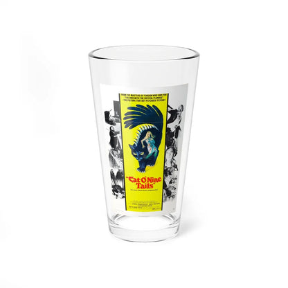 THE CAT O'NINE TAILS 1971 Movie Poster - Pint Glass 16oz-16oz-Go Mug Yourself