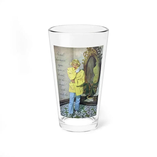 The Catch, Good Housekeeping, January 1952 (Magazine Illustration) Pint Glass 16oz 16oz - Go Mug Yourself