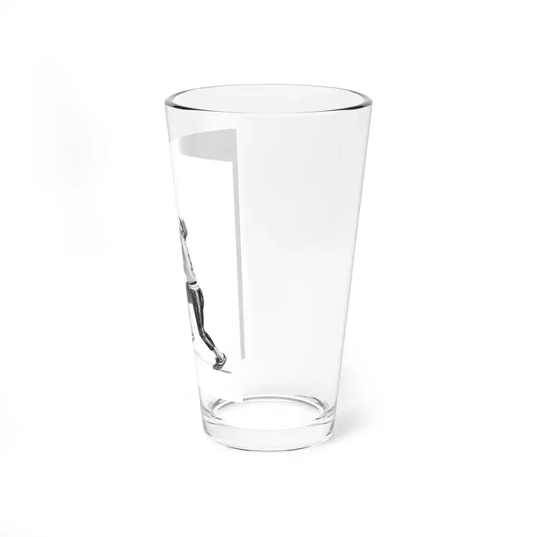 The Catch, magazine story illustration, circa 1980s (Magazine Illustration) Pint Glass 16oz - Go Mug Yourself