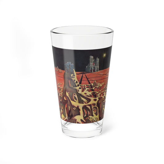 The Cathedral of Mars, The Saturday Evening Post (Magazine Illustration) Pint Glass 16oz-16oz-Go Mug Yourself