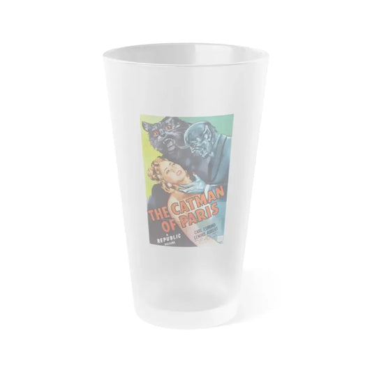 THE CATMAN OF PARIS (2) 1946 Movie Poster - Frosted Pint Glass 16oz Default Title - Go Mug Yourself