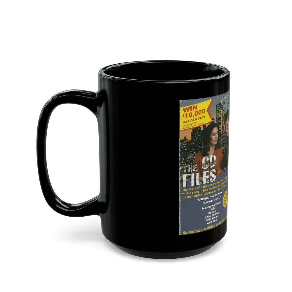 THE CD FILES (VHS COVER) - Black Coffee Mug-Go Mug Yourself