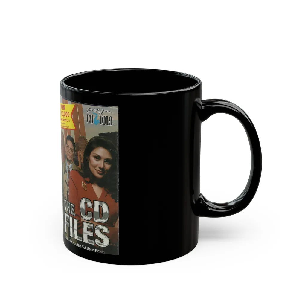 THE CD FILES (VHS COVER) - Black Coffee Mug-Go Mug Yourself