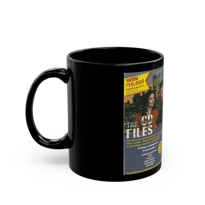 THE CD FILES (VHS COVER) - Black Coffee Mug-Go Mug Yourself