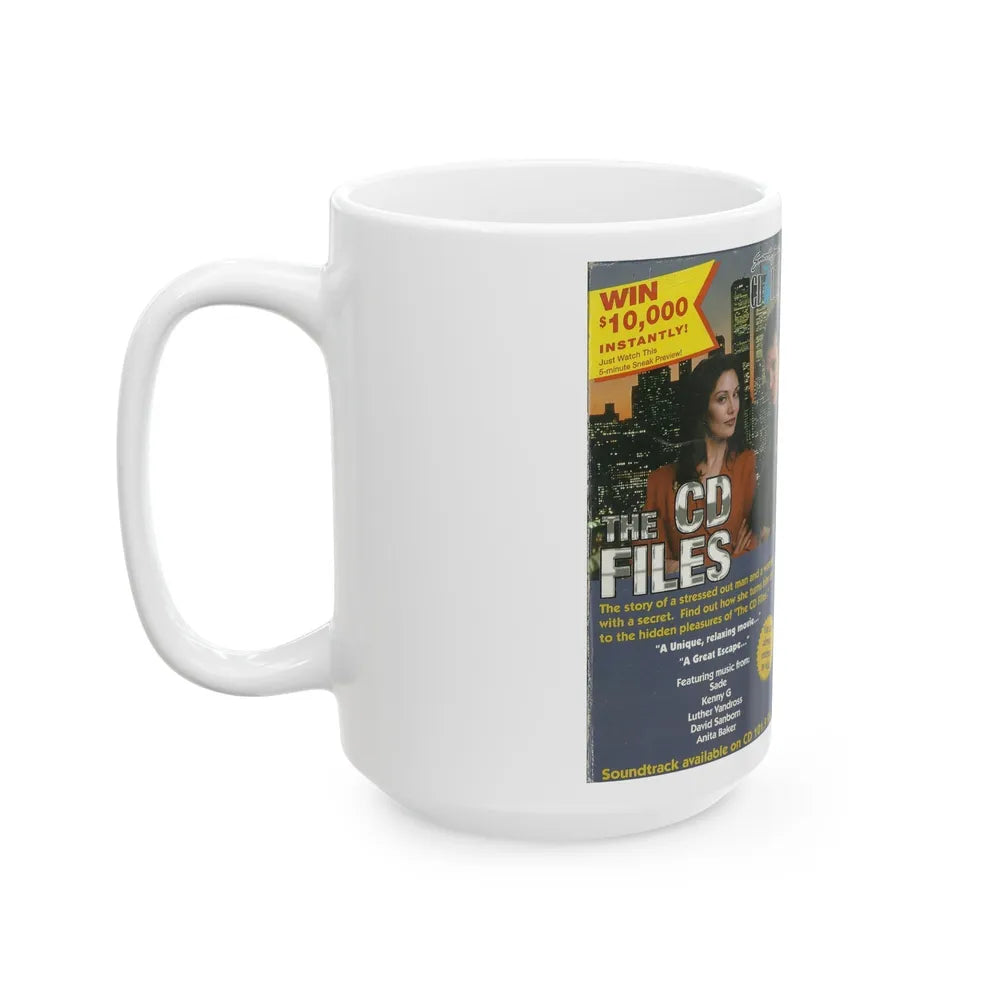 THE CD FILES (VHS COVER) - White Coffee Mug-Go Mug Yourself