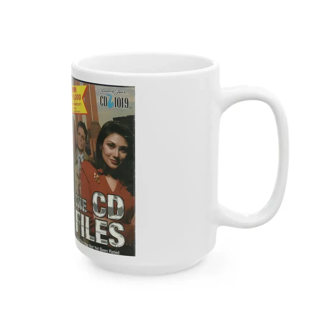 THE CD FILES (VHS COVER) - White Coffee Mug - Go Mug Yourself