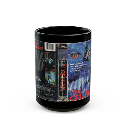 THE CELLAR SOUTH GATE ENTERTAINMENT (VHS COVER) - Black Coffee Mug-15oz-Go Mug Yourself