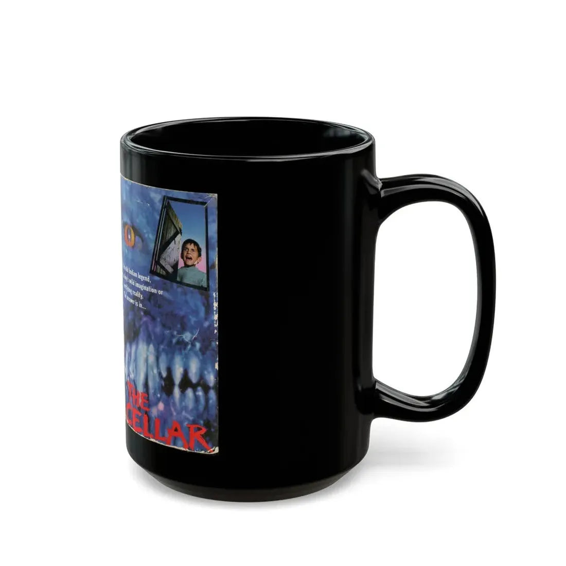 THE CELLAR SOUTH GATE ENTERTAINMENT (VHS COVER) - Black Coffee Mug - Go Mug Yourself
