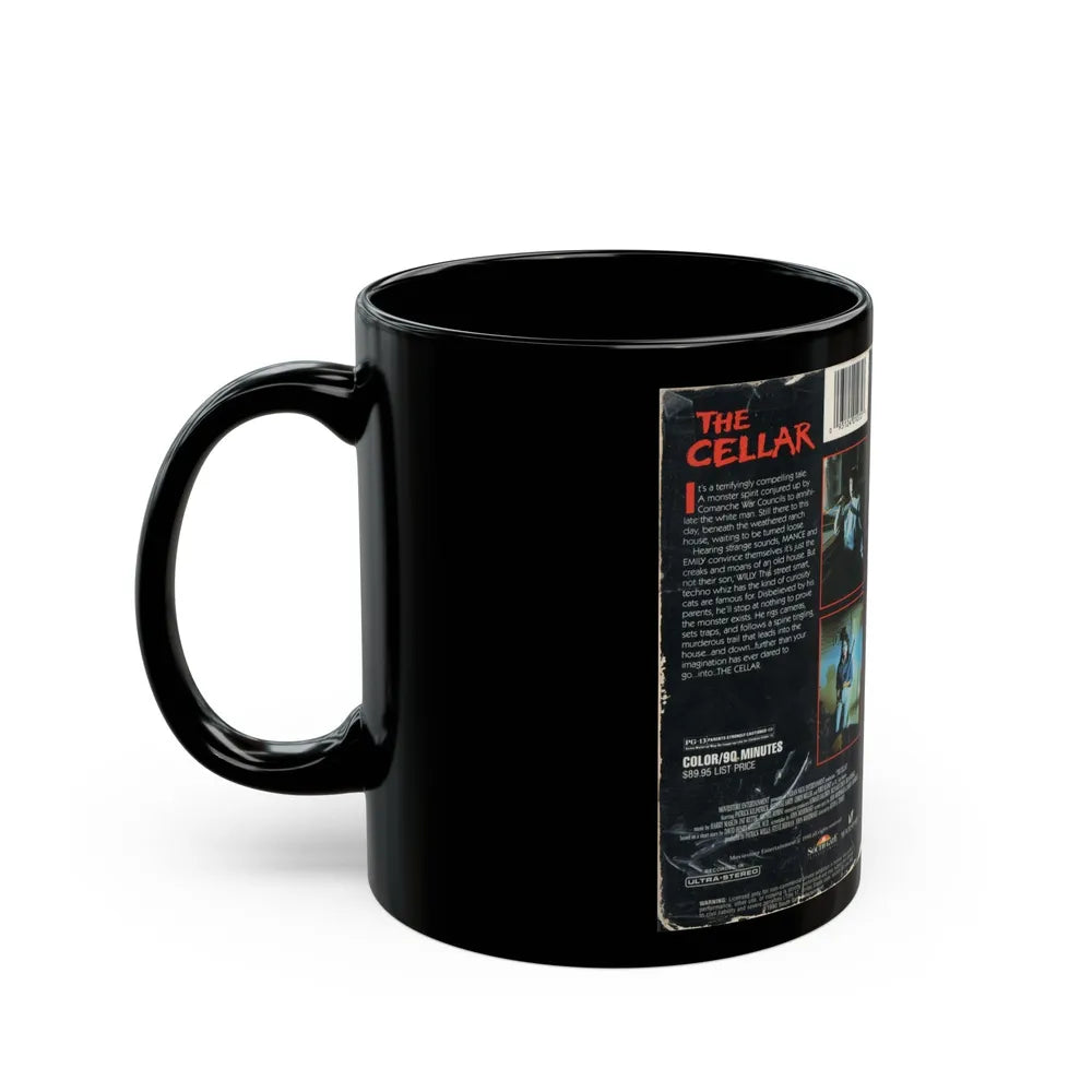 THE CELLAR SOUTH GATE ENTERTAINMENT (VHS COVER) - Black Coffee Mug-Go Mug Yourself