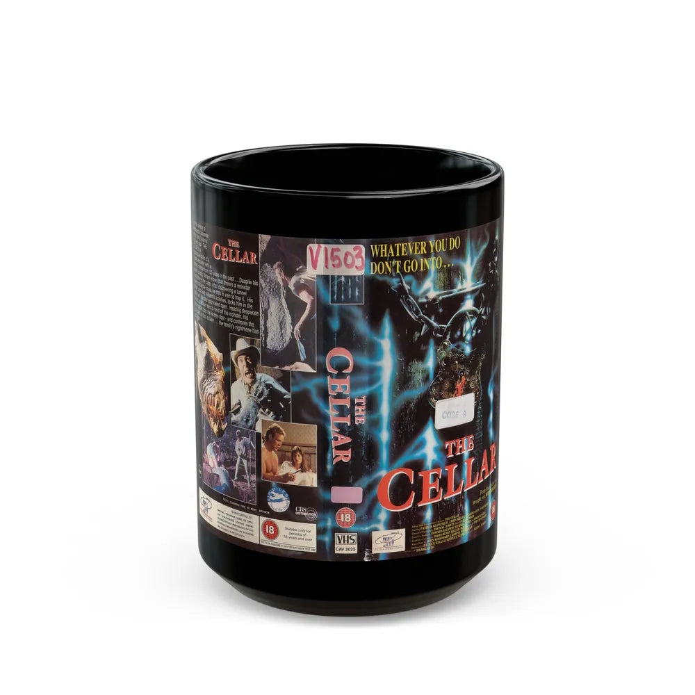 THE CELLAR (VHS COVER) - Black Coffee Mug-15oz-Go Mug Yourself