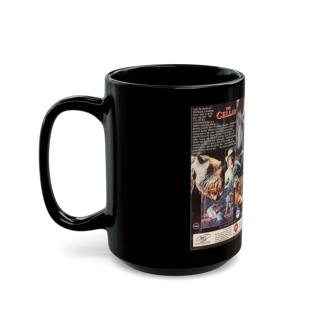 THE CELLAR (VHS COVER) - Black Coffee Mug-Go Mug Yourself