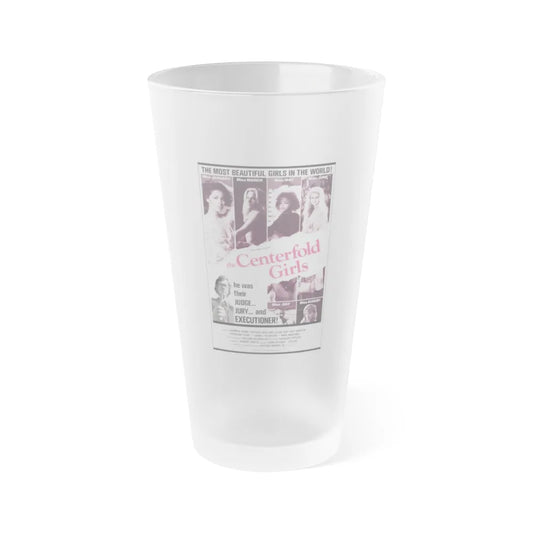 THE CENTERFOLD GIRLS 1974 Movie Poster - Frosted Pint Glass 16oz-16oz-Frosted-Go Mug Yourself