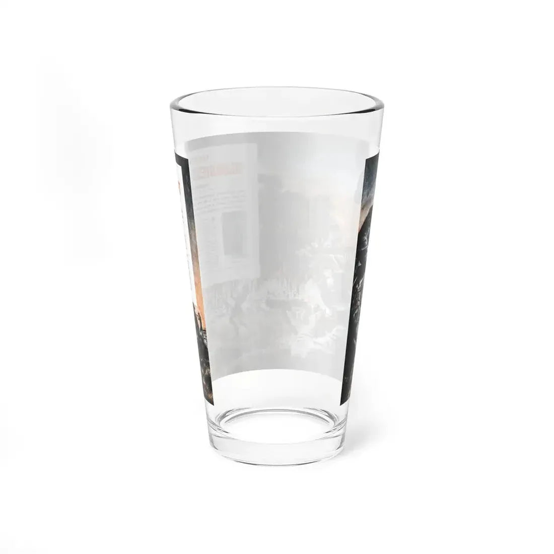 The Century's Bloodiest Manhunt, Outdoor Adventures, March 1956 (Magazine Illustration) Pint Glass 16oz - Go Mug Yourself