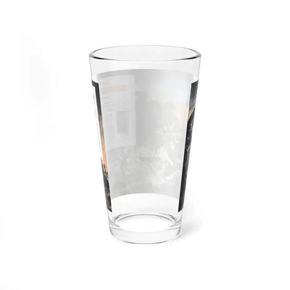 The Century's Bloodiest Manhunt, Outdoor Adventures, March 1956 (Magazine Illustration) Pint Glass 16oz - Go Mug Yourself