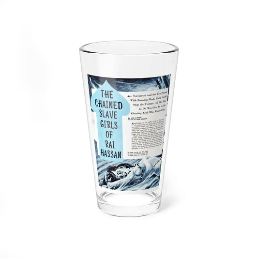 The Chained Slave Girls Of Rai Hassan, Escape To Adventure, Sept 1963 (Magazine Illustration) Pint Glass 16oz 16oz - Go Mug Yourself