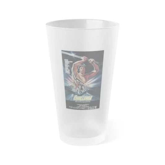 THE CHALLENGE 1982 Movie Poster - Frosted Pint Glass 16oz 16oz Frosted - Go Mug Yourself