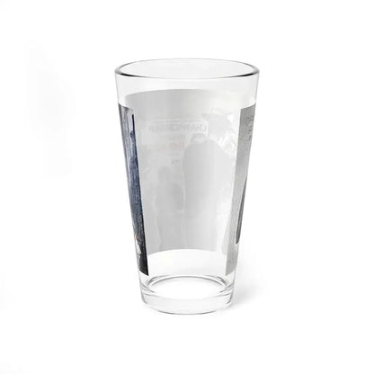 The Champ's Last Stand (2), Blue Book Magazine, March 1947 (Magazine Illustration) Pint Glass 16oz - Go Mug Yourself