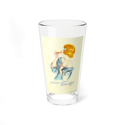 The Champagne of Cyder - advt issued by Schweppes, 1928 (Magazine Illustration) Pint Glass 16oz-16oz-Go Mug Yourself