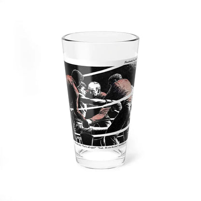 The ChampPulls One (1), Blue Book Magazine, February 1947 (Magazine Illustration) Pint Glass 16oz 16oz - Go Mug Yourself