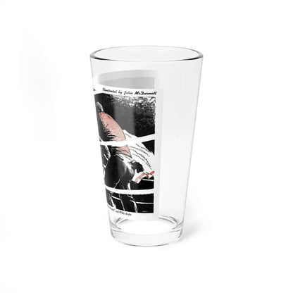 The ChampPulls One (1), Blue Book Magazine, February 1947 (Magazine Illustration) Pint Glass 16oz - Go Mug Yourself