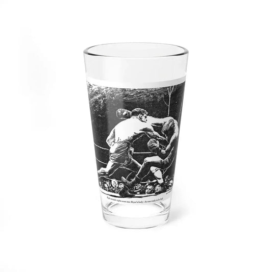 The ChampPulls One (3), Blue Book Magazine, February 1947 (Magazine Illustration) Pint Glass 16oz 16oz - Go Mug Yourself