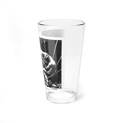 The ChampPulls One (3), Blue Book Magazine, February 1947 (Magazine Illustration) Pint Glass 16oz - Go Mug Yourself