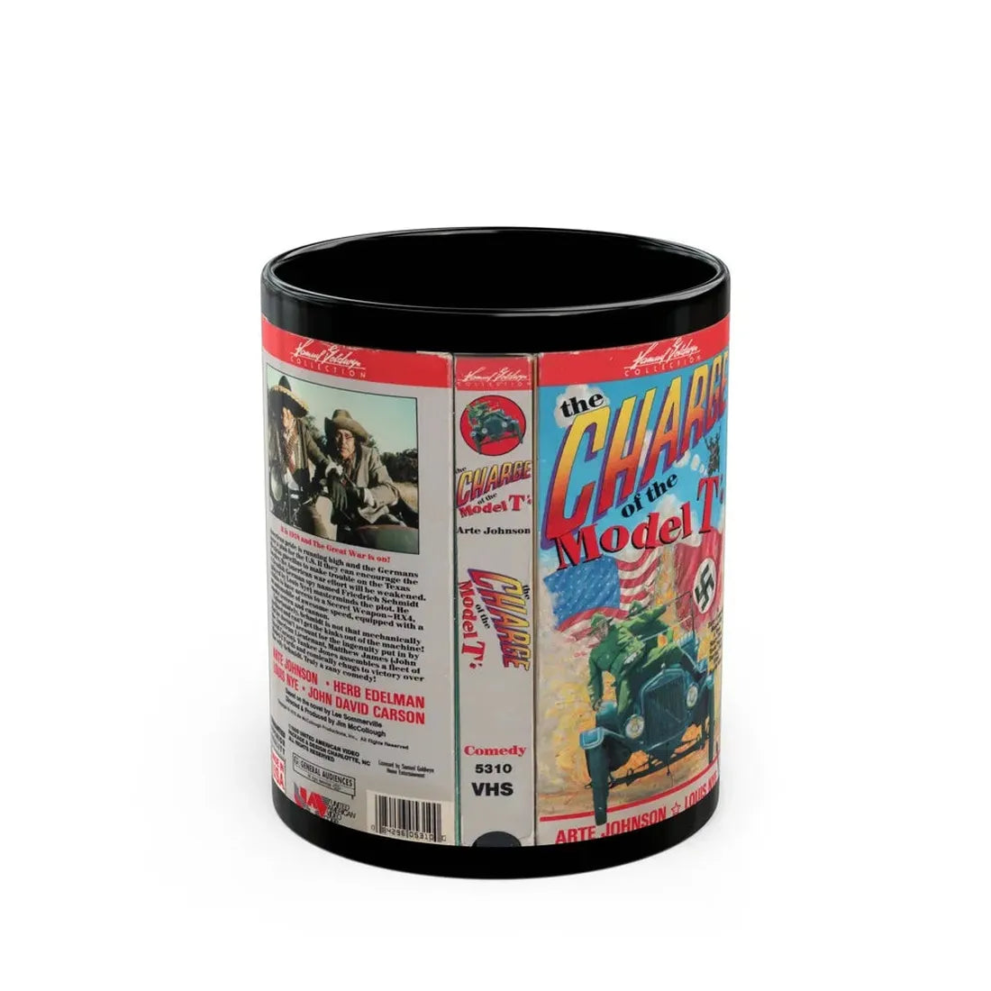 THE CHARGE OF THE MODEL TS (VHS COVER) - Black Coffee Mug 11oz - Go Mug Yourself