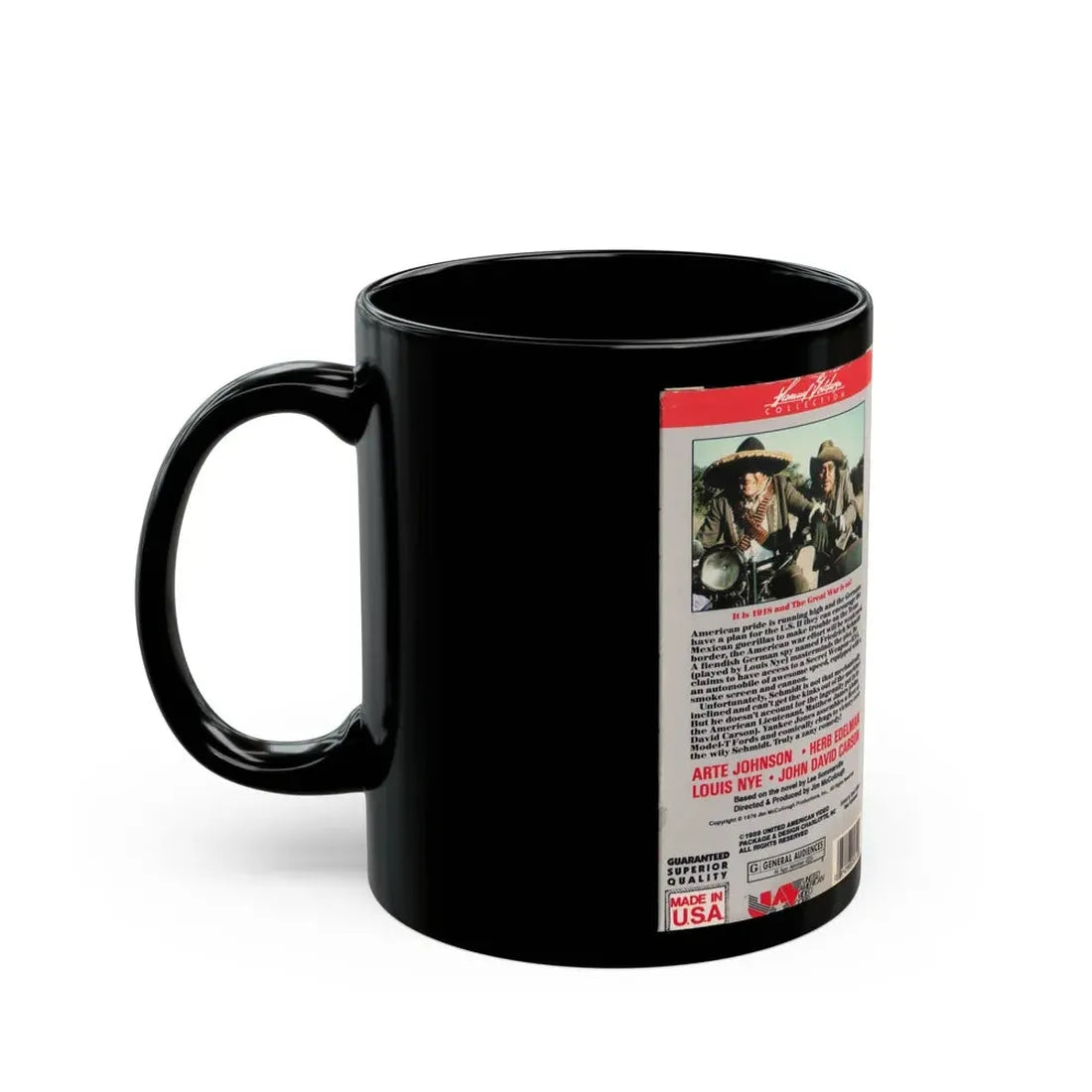 THE CHARGE OF THE MODEL TS (VHS COVER) - Black Coffee Mug - Go Mug Yourself