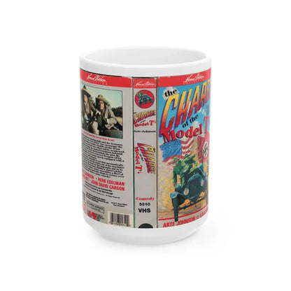 THE CHARGE OF THE MODEL TS (VHS COVER) - White Coffee Mug 15oz - Go Mug Yourself