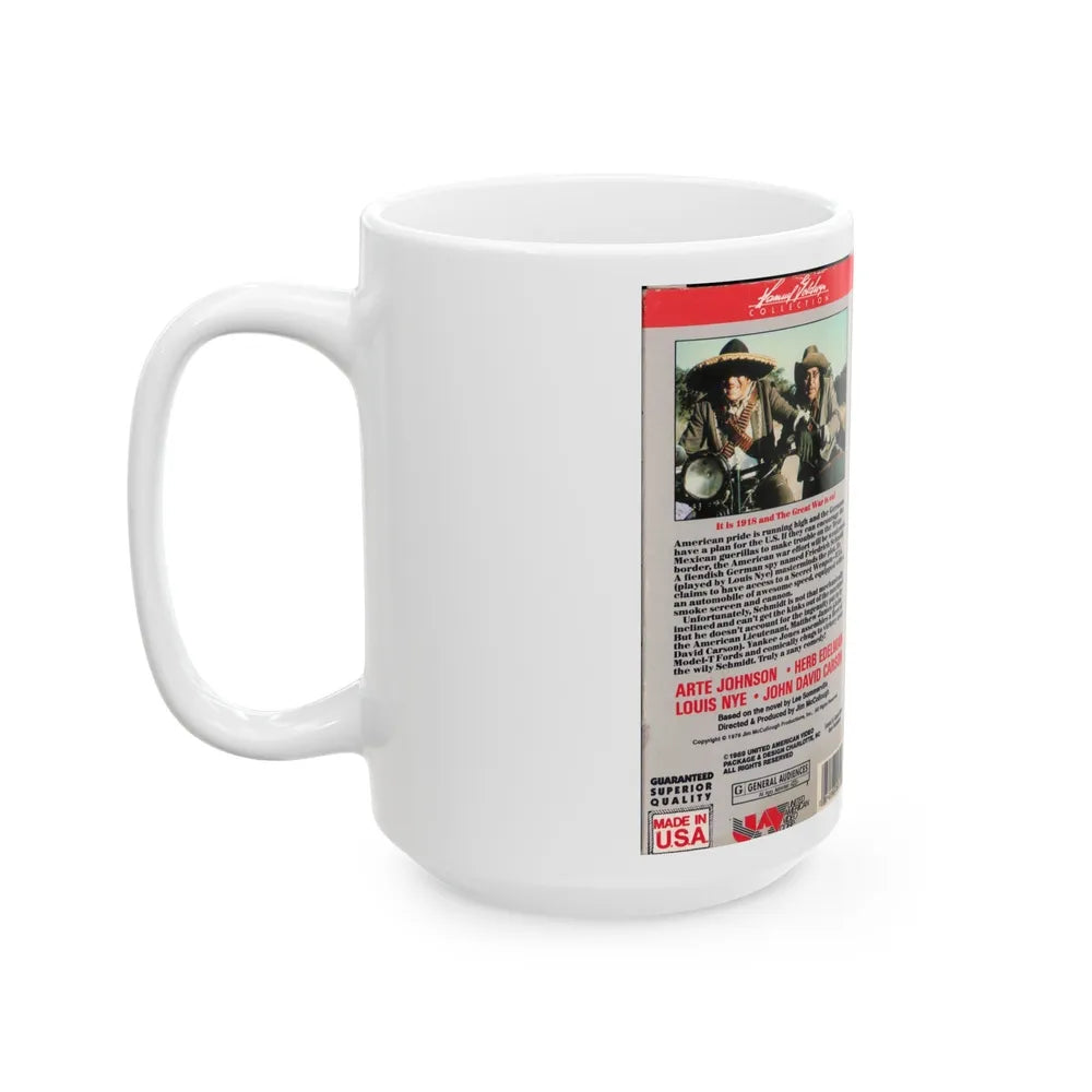 THE CHARGE OF THE MODEL TS (VHS COVER) - White Coffee Mug-Go Mug Yourself