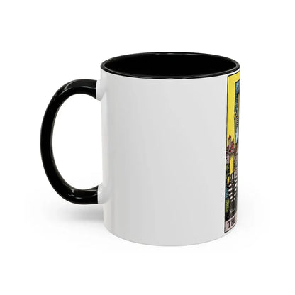 The Chariot (Tarot Card) Accent Coffee Mug - Go Mug Yourself