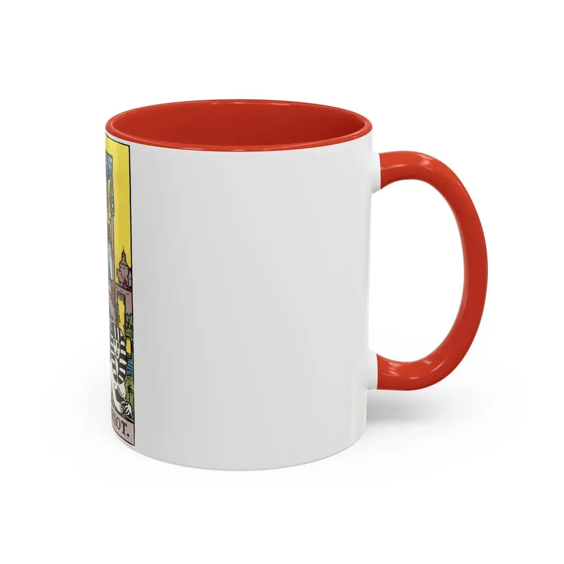 The Chariot (Tarot Card) Accent Coffee Mug - Go Mug Yourself