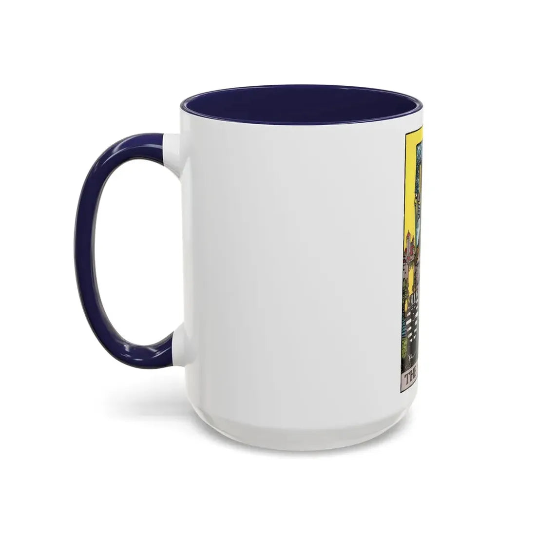 The Chariot (Tarot Card) Accent Coffee Mug - Go Mug Yourself