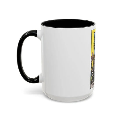 The Chariot (Tarot Card) Accent Coffee Mug - Go Mug Yourself
