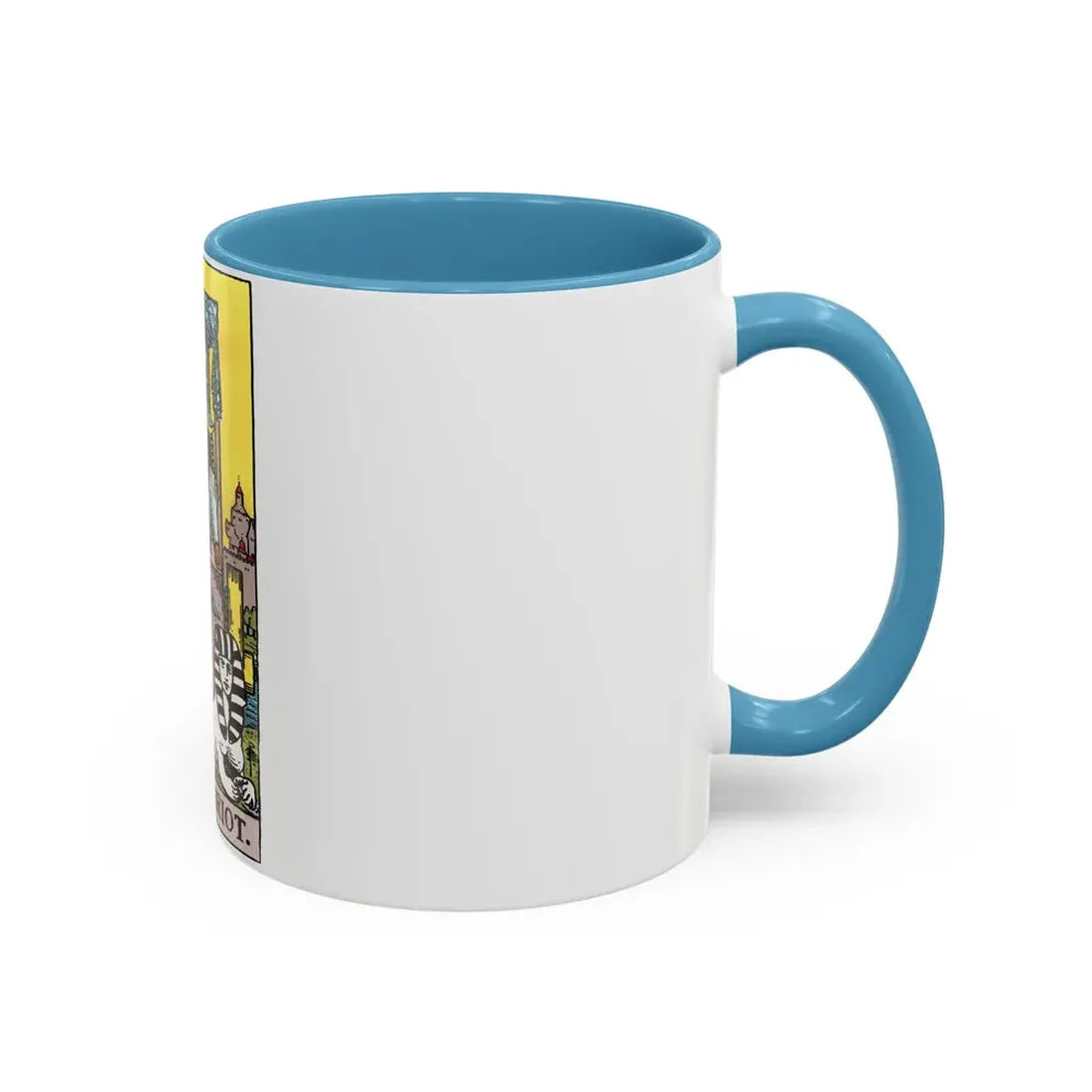 The Chariot (Tarot Card) Accent Coffee Mug - Go Mug Yourself