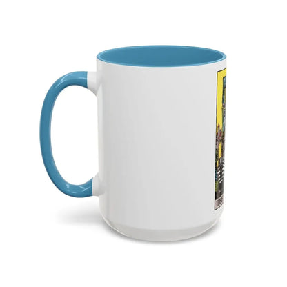 The Chariot (Tarot Card) Accent Coffee Mug - Go Mug Yourself