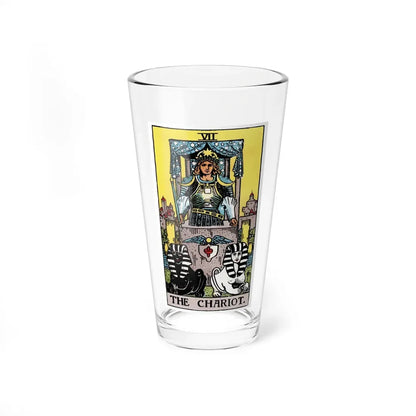 The Chariot (Tarot Card) Pint Glass 16oz 16oz - Go Mug Yourself
