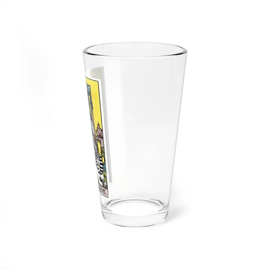 The Chariot (Tarot Card) Pint Glass 16oz - Go Mug Yourself