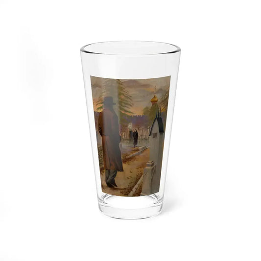 The Charm School, digest story illustration - Pint Glass 16oz 16oz - Go Mug Yourself