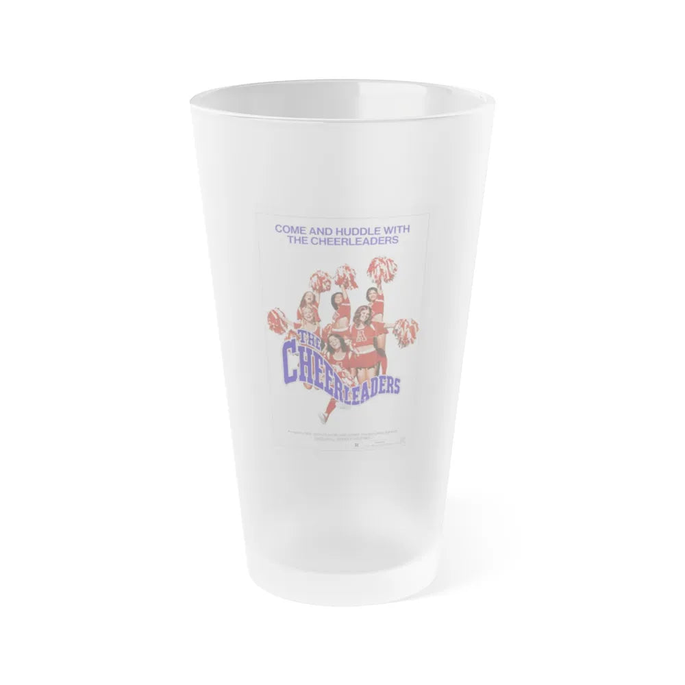 THE CHEERLEADERS 1973 Movie Poster - Frosted Pint Glass 16oz-16oz-Frosted-Go Mug Yourself