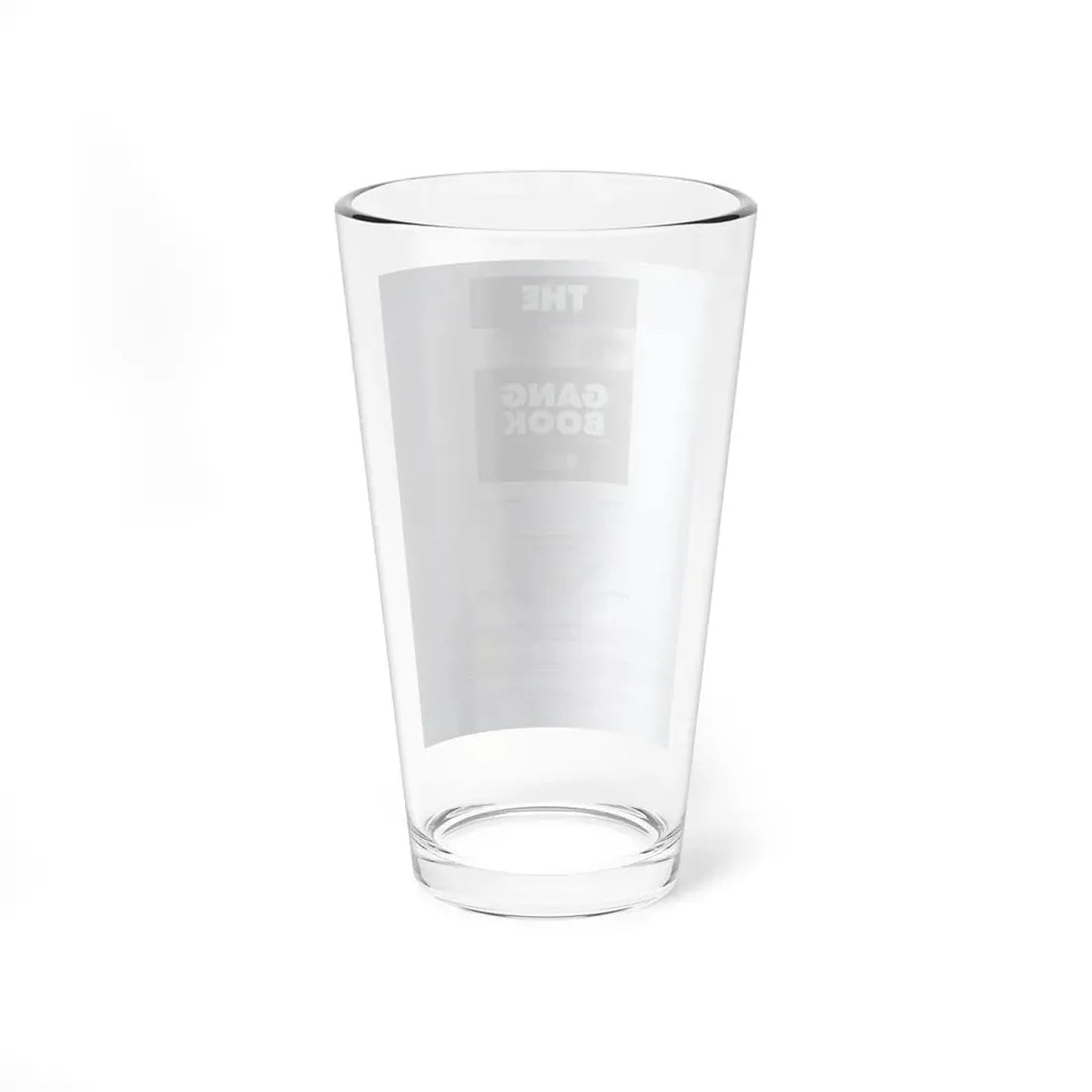 The Chicago Gang Book Page 1 - Pint Glass 16oz - Go Mug Yourself