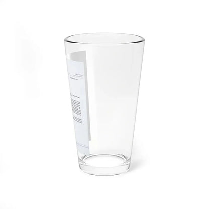 The Chicago Gang Book Page 10 - Pint Glass 16oz - Go Mug Yourself