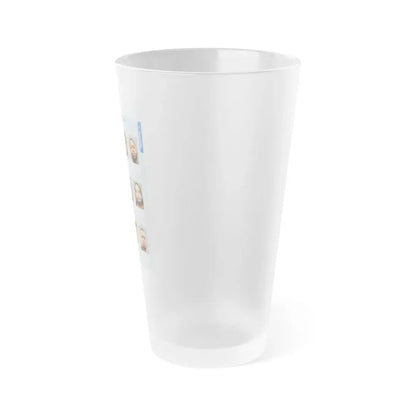 The Chicago Gang Book Page 113 - Maniac Latin Disciples Members - Frosted Pint Glass 16oz - Go Mug Yourself