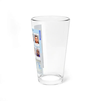 The Chicago Gang Book Page 115 - Maniac Latin Disciples Members (Capone, Gonzo, Fable, Bam, Flop, Hecdog) - Pint Glass 16oz - Go Mug Yourself