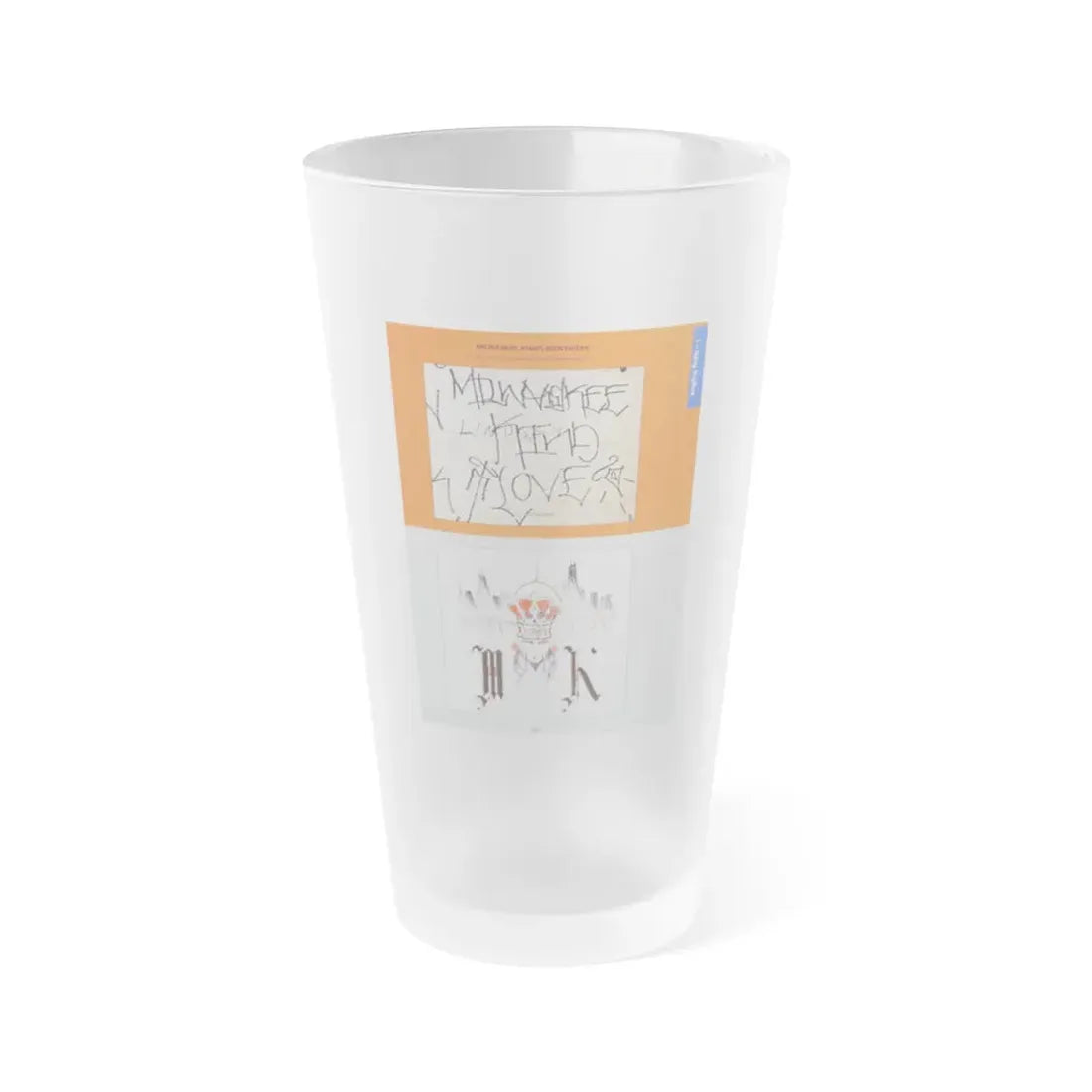 The Chicago Gang Book Page 123 - Milwaukee Kings Identifiers - Frosted Pint Glass 16oz 16oz Frosted - Go Mug Yourself